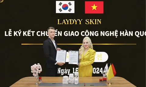 Laydyy Skin ký kết chuyển giao công nghệ mới Hàn Quốc với chuyên gia người Mỹ