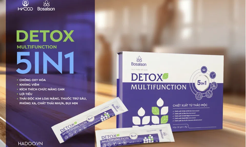 Detox Multifunction 5in1: Giải pháp tối ưu để thanh lọc cơ thể, loại bỏ 5 loại độc tố